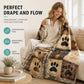 🐶POR TEMPO LIMITADO: 50% DESCONTO! 🐾Cobertor de Flanela Macia com Estampado de Patinhas – Acolhedor, Quentinho e Bonito para Decorar a Casa 🛌