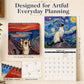 🎁Ideia de presente em promoção imperdível com 50% de desconto🐱Calendário de memes de gatos engraçados de 2027