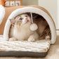 💪Cama túnel aconchegante 3 em 1 para gatos
