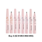 💗ÚLTIMO DIA DE PROMOÇÃO: 50% DESCONTO⚡🖤 Lápis de Sobrancelhas à Prova de Água com Ponta de 4 Pontas | Traços Ultrafinos para um Efeito Natural de Fio a Fio 💗 | Duração de 24 Horas e À Prova de Borrões 🌧️