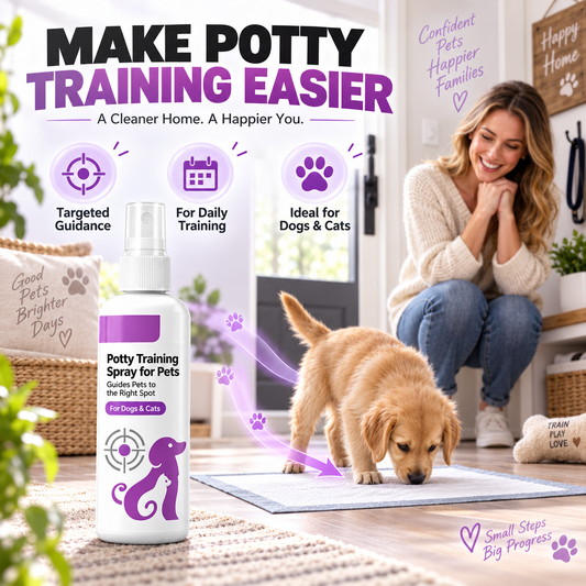 🥳PROMOÇÃO IMPERDÍVEL🥳💞Mais de 10 mil vendidos! Spray de Treino Sanitário – A partir de 6,99£! Auxilia no treino dos animais de estimação; spray seguro e fácil de utilizar. Casa mais limpa – garanta o seu! ✅
