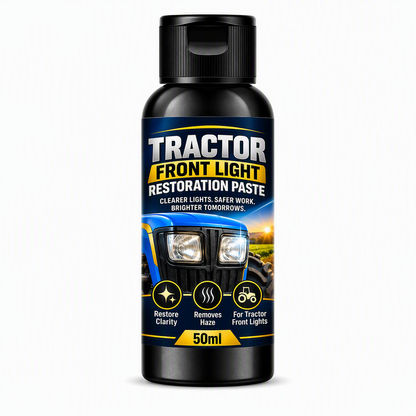 🥳Sucesso Viral de 2026🥳💞 Mais de 50.000 unidades vendidas! 🚜💡 Oferta a metade do preço! Pasta para Restauro de Faróis — Remova facilmente o amarelado e as manchas das lentes dos faróis dos tratores e de todo o tipo de veículos 🌙✅