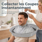 ✂️ Capa de Corte de Cabelo com Coletor – Impermeável, antiestática e dobrável ✨ Perfeita para aparar o cabelo em casa e para cortes infantis!