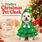 Christmas Tree Pet Cape Cloak for Cats & Dogs