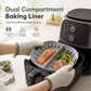 🌟 Forro de Silicone Reutilizável com Divisória para Air Fryer