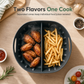 🌟 Forro de Silicone Reutilizável com Divisória para Air Fryer