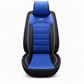 🚗 Capas em Pele com Cobertura Total para Bancos de Carro – Proteção para Todas as Estações e Design Elegante com Faixas ✨