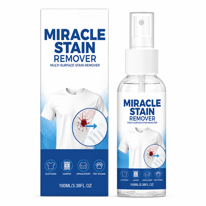 🧴Spray Removedor de Manchas Suave para Roupa e Tecidos