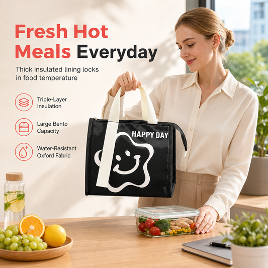⏳🔥COMPRE 1 E LEVE OUTRO GRÁTIS!! ⏰🍱 Grande Promoção 2026🥳💞Mais de 50 mil unidades vendidas!✨Bolsa Térmica Reforçada para Marmita – Mantenha as suas refeições frescas e prontas a comer ✨