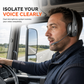 💚Headset Bluetooth sem fios para call center com cancelamento de ruído ambiental (ENC) e emparelhamento automático, para atendimento ao cliente e camionistas.