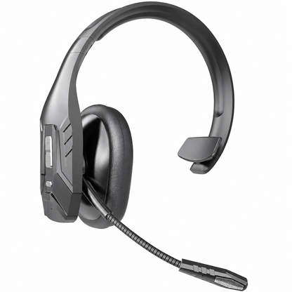 💚Headset Bluetooth sem fios para call center com cancelamento de ruído ambiental (ENC) e emparelhamento automático, para atendimento ao cliente e camionistas.