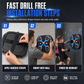 🔥 Target de Boxe Eletrónico com Música para Crianças, com Treino de Reação e Ritmo para Fitness em Casa e Alívio do Stress