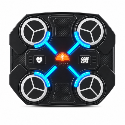 🔥 Target de Boxe Eletrónico com Música para Crianças, com Treino de Reação e Ritmo para Fitness em Casa e Alívio do Stress