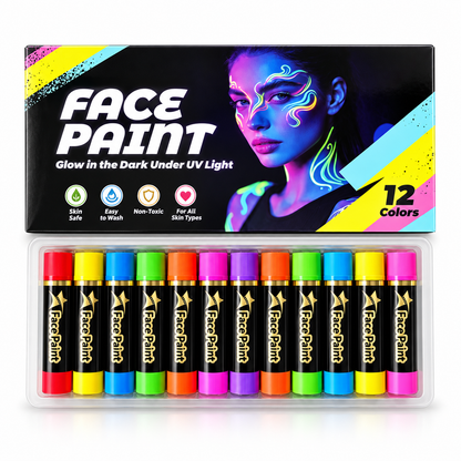 🎨Conjunto de Giz para Pinturas Faciais de 12 Cores