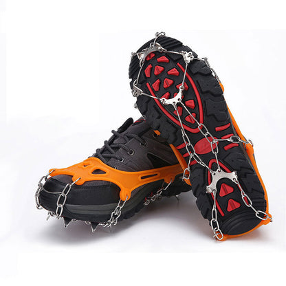 ❄️ Crampons Antiderrapantes – Alta aderência, ajuste flexível e portáteis ✨