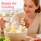 Ventilador portátil de mesa para arrefecer alimentos