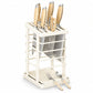 ✨Suporte para Facas de Cozinha e Organizador de Talheres em Aço Carbono