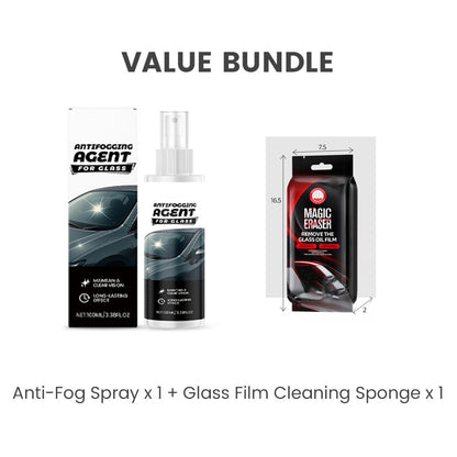 ✨Spray Anti-embaciamento de Longa Duração para Vidros Auto (100 ml)