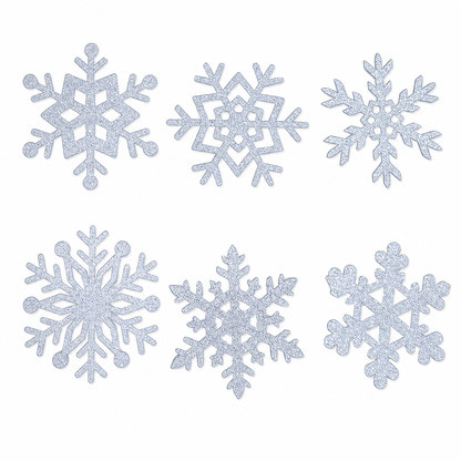 💥Autocolantes de parede luminosos em forma de floco de neve