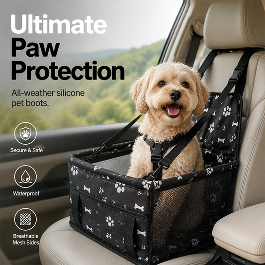 ✨Assento Elevatório Respirável e Impermeável para Animais de Estimação em Automóveis – Bolsa Suspensa para Transporte de Cães