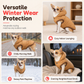 🐕 Casaco Quente com Capuz para Animais de Estimação: Colete de Inverno em Polar Grosso, Corta-vento, com Peitoral Integrado, para Cães de Porte Pequeno e Médio