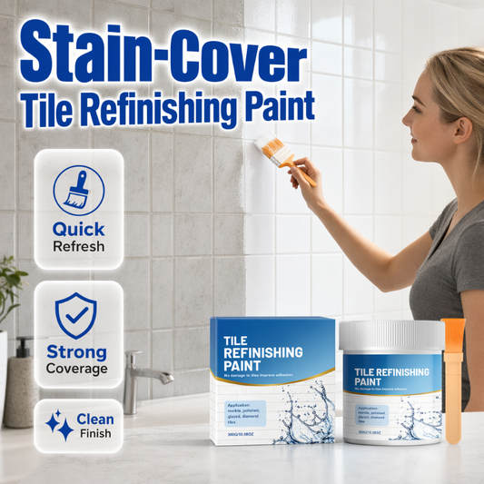 🔥Tinta Branca para Restauro de Azulejos com Pincel