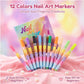 🔥Conjunto de Canetas Marcadoras para Nail Art (12 Cores)