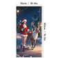 🎄 Christmas Door Cover – 90 × 180 cm