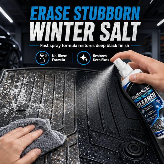 ✨Spray Removedor de Manchas de Sal de Inverno para Tapetes de Borracha Automóvel