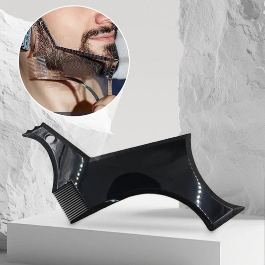 Utensílio para modelar e estilizar a barba com pente