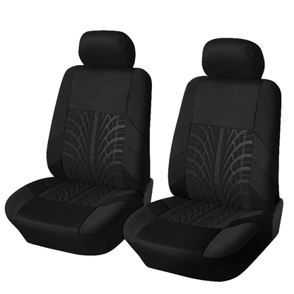 🎁💝Conjunto de Capas para Bancos de Carro com Estampa de Desenho de Pneu
