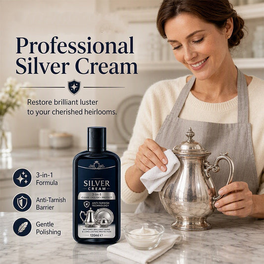🔥Creme Polidor de Prata com Proteção contra a Oxidação（120ml）
