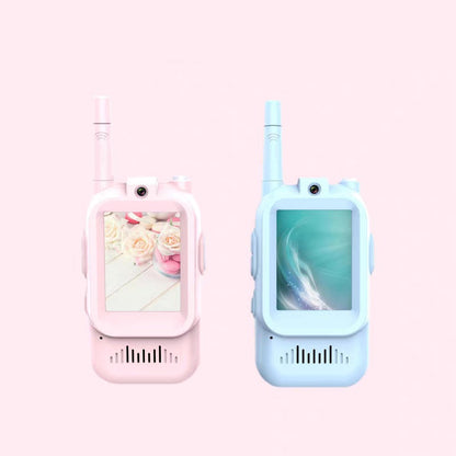 📹 Walkie-talkies com vídeo para crianças – Chat de vídeo ao vivo e 3 efeitos de voz divertidos