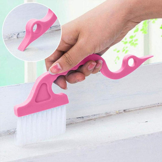 ✨Escova de Limpeza para Carris e Frestas de Janelas