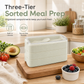 Marmita Bento de 3 Camadas com Conjunto de Talheres