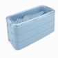 Marmita Bento de 3 Camadas com Conjunto de Talheres