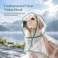 📢 Novidade com 50% de desconto 🐕 Capa de chuva transparente e impermeável para cães – Mantenha o seu animal seco e visível nos passeios em dias de chuva 🌧️