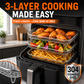 ✨Grades Empilháveis para Air Fryer