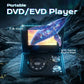 🥳Oferta Imperdível 2026🥳💞Mais de 50 mil unidades vendidas! 📀🎮 50% de desconto! Leitor DVD/EVD portátil com função de jogos – ecrã giratório de 7", bateria recarregável, USB e saída AV. Filmes e jogos onde quer que esteja! 🛡️✅