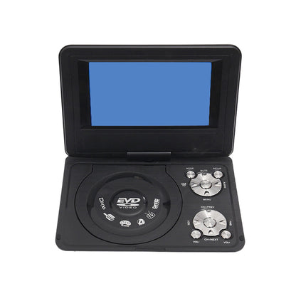 🥳Oferta Imperdível 2026🥳💞Mais de 50 mil unidades vendidas! 📀🎮 50% de desconto! Leitor DVD/EVD portátil com função de jogos – ecrã giratório de 7", bateria recarregável, USB e saída AV. Filmes e jogos onde quer que esteja! 🛡️✅