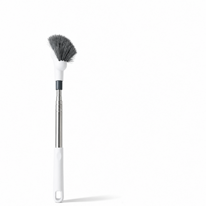🔥Escova de limpeza para casa de banho com cabo longo extensível, para limpeza de sanitas e betumes de azulejos