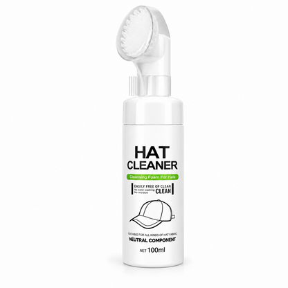 ✨Espuma de Limpeza para Bonés (Sem Enxaguamento) para Remoção de Suores e Nódoas