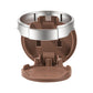 🚗 Foldable Car Door Cup Holder: Clip-On, Faux-Leather, Folds Flat, 5 Colors