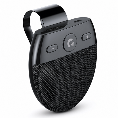 🚗 Altifalante Bluetooth mãos-livres para para-sol automóvel SP11, com ativação automática por vibração, suporte A2DP e anúncio por voz da identificação de chamadas