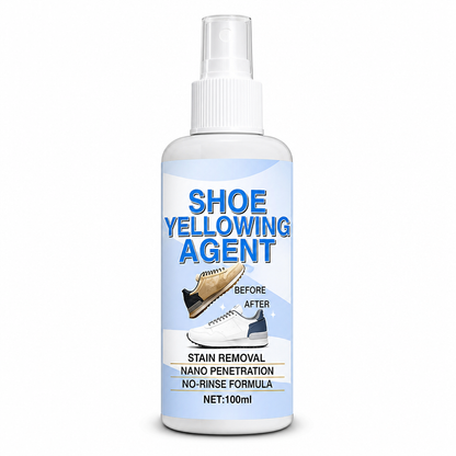 🔥Spray branqueador para solas de calçado: remove o amarelado e a oxidação