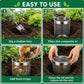 ✨Tubo de compostagem com minhocas em aço inoxidável para jardins