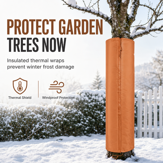 🌿Proteção para troncos de árvores no inverno contra o congelamento