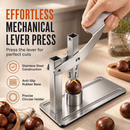 🌟Quebrador de castanhas e nozes em aço inoxidável