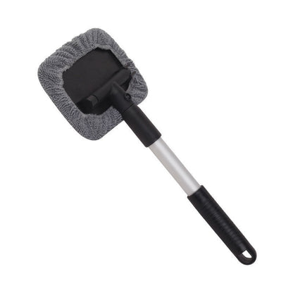 🚗 Ferramenta extensível para limpeza de para-brisas – Kit reutilizável em microfibra para limpeza de vidros