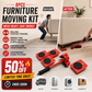 🎁Novidade para 2026 com 50% de desconto💥Sistema de Movimentação de Móveis – levante e deslize cargas até 360 kg, rotação de 360° e bases que protegem o pavimento. Mova móveis pesados facilmente, sozinho! 🛡️💪